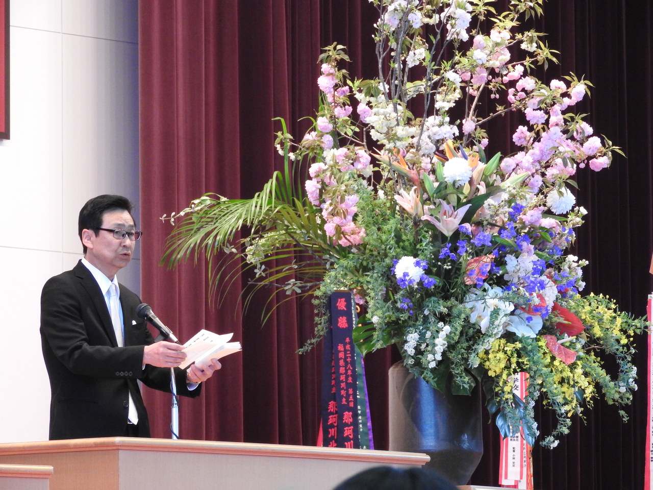 那珂川北中学校 第15回入学式