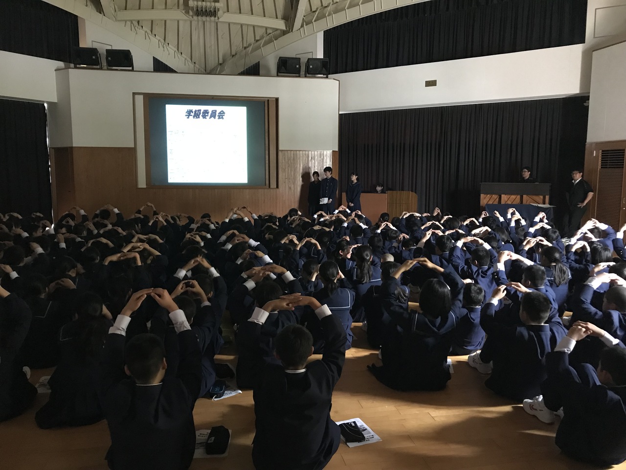 那珂川北中学校 新入生のオリエンテーション
