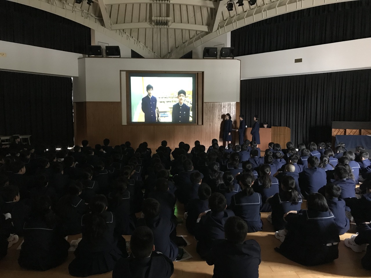 那珂川北中学校 新入生のオリエンテーション