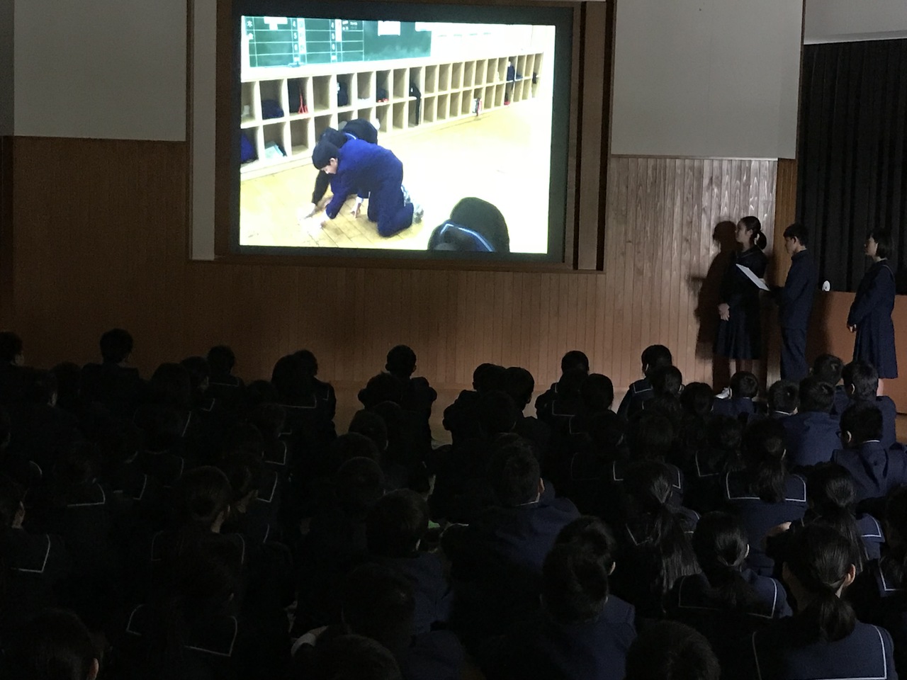 那珂川北中学校 新入生のオリエンテーション