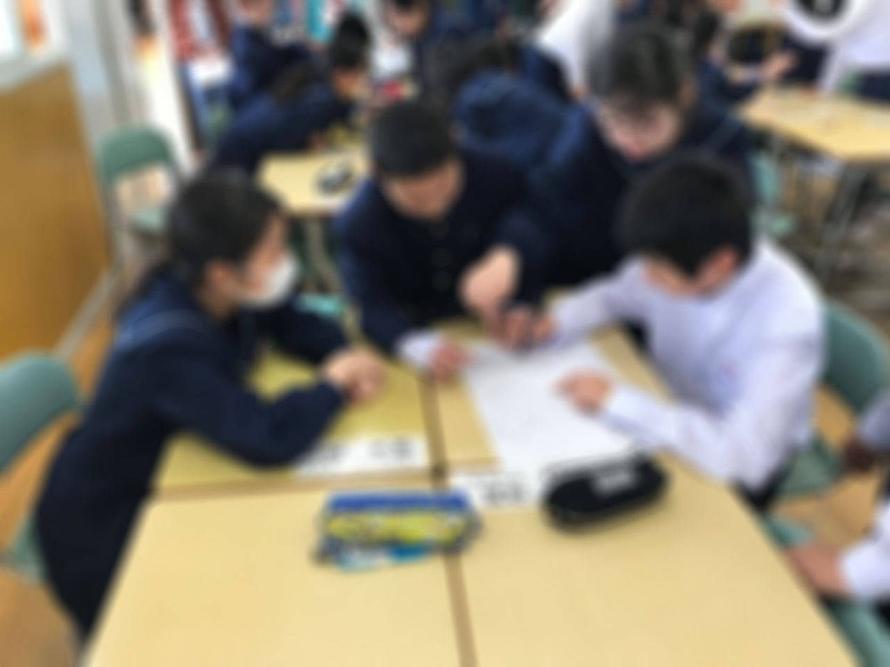 那珂川北中学校 授業参観の様子