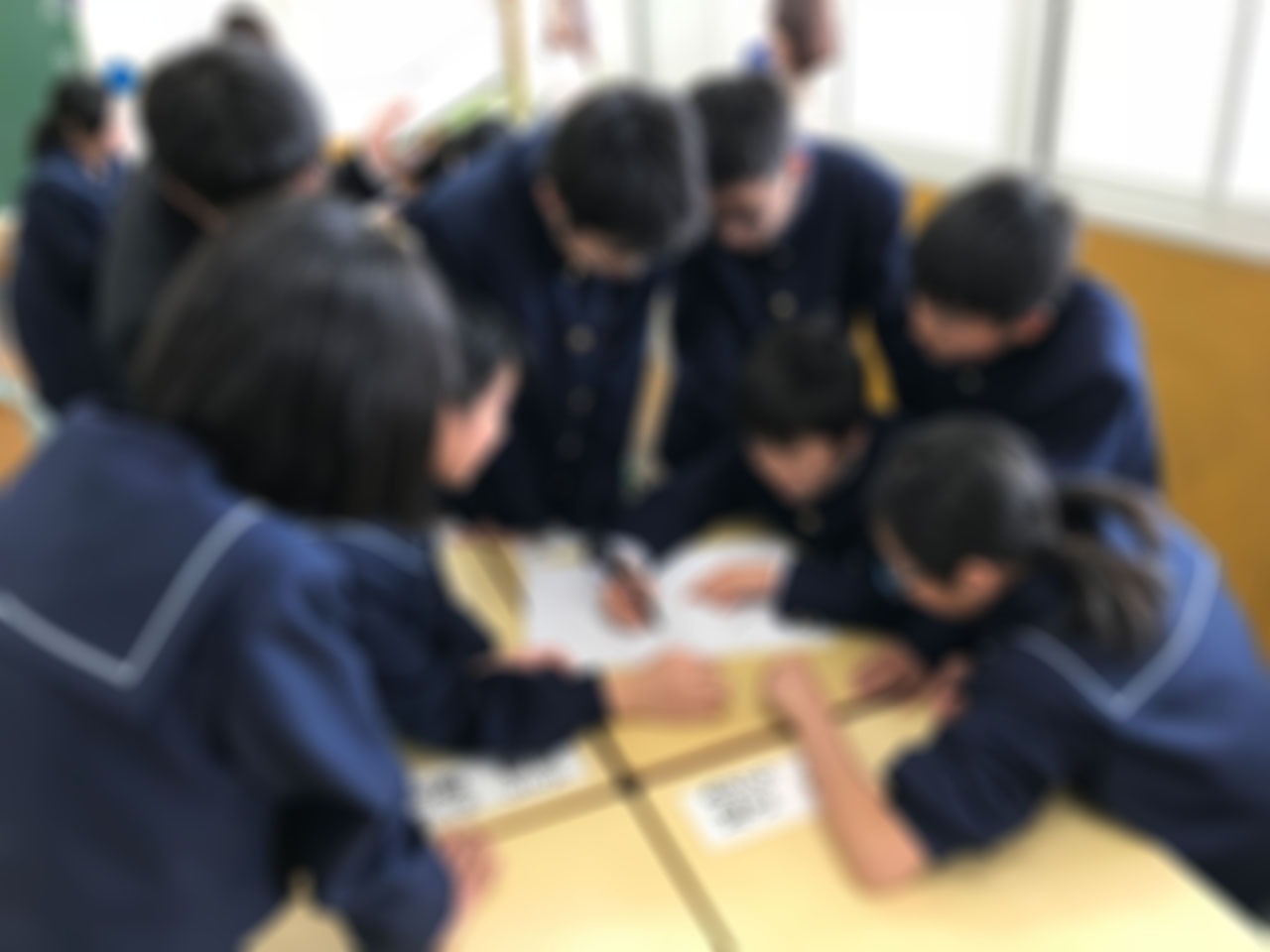 那珂川北中学校 授業参観の様子