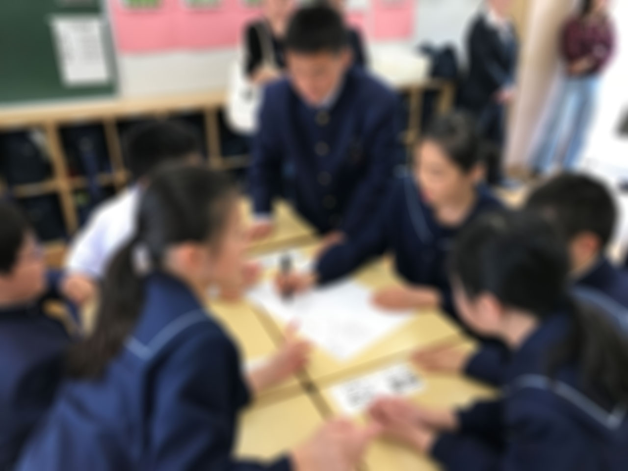 那珂川北中学校 授業参観の様子