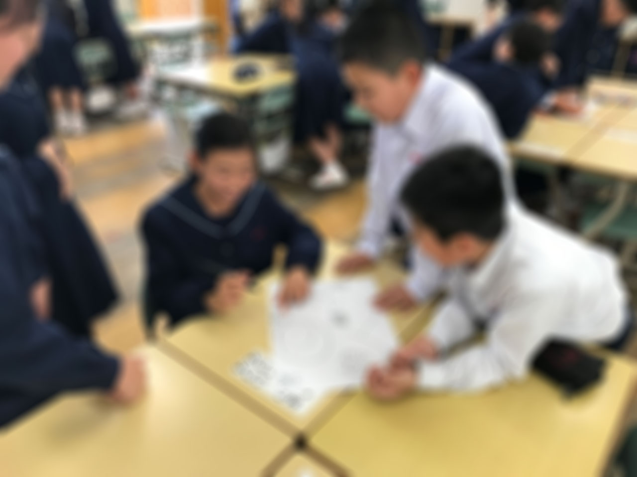 那珂川北中学校 授業参観の様子
