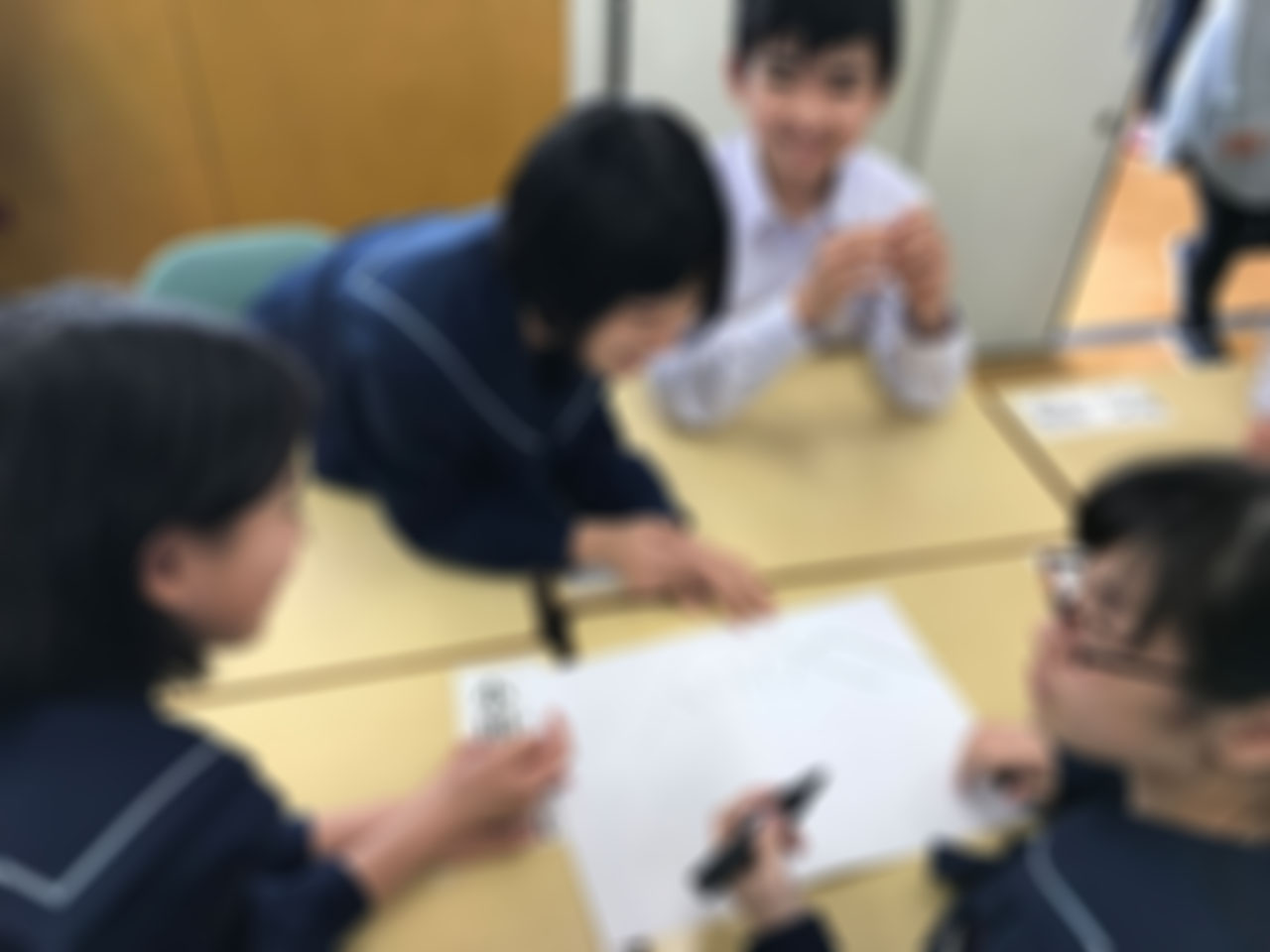 那珂川北中学校 授業参観の様子