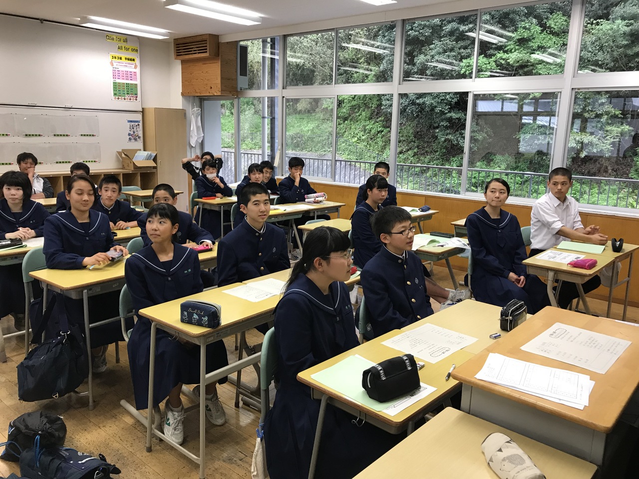 那珂川北中学校 専門委員会の様子