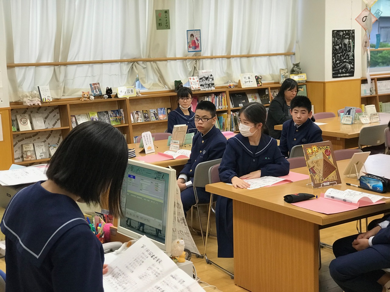 那珂川北中学校 専門委員会の様子