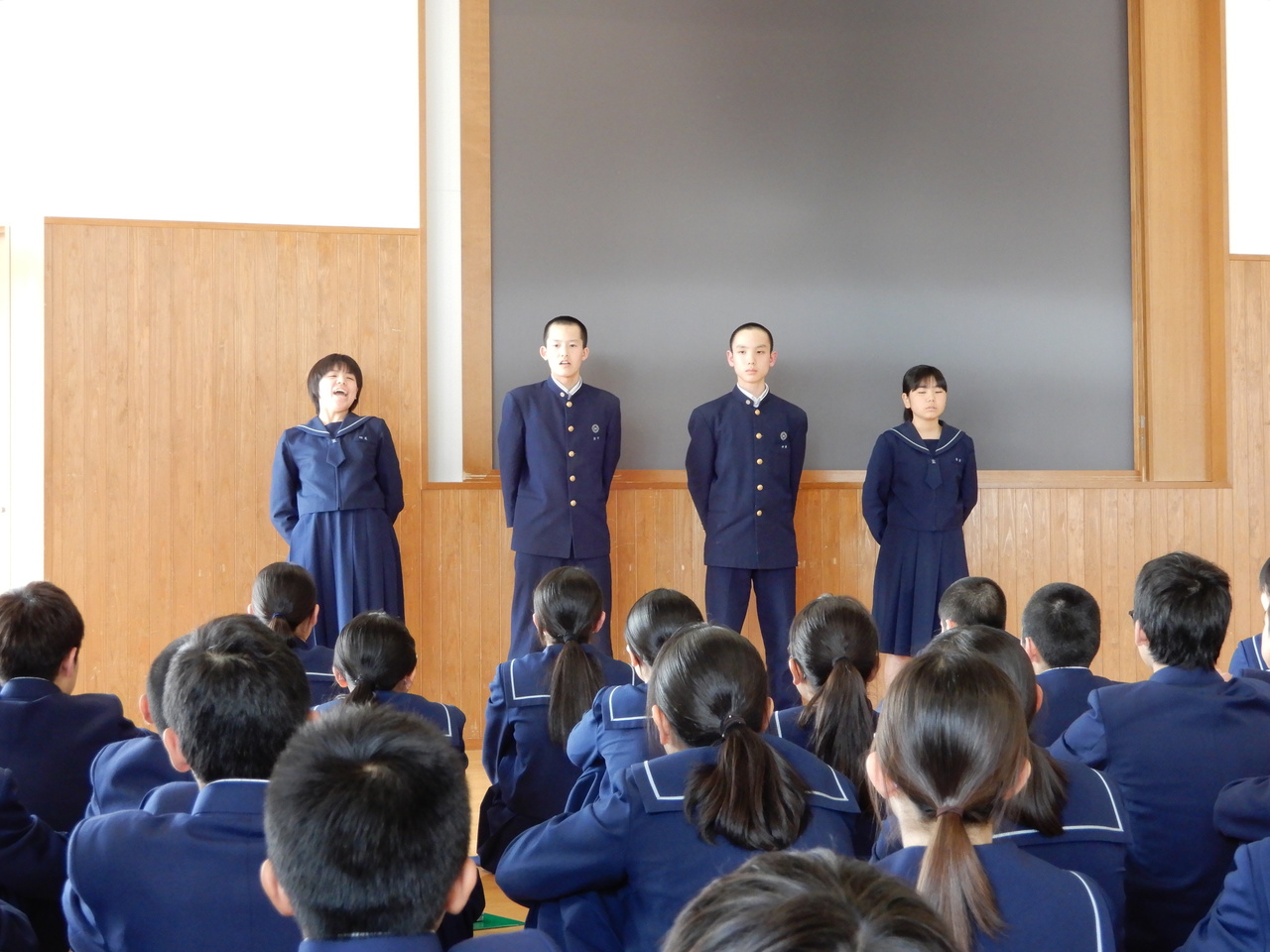 那珂川北中学校 体育祭リーダー集会