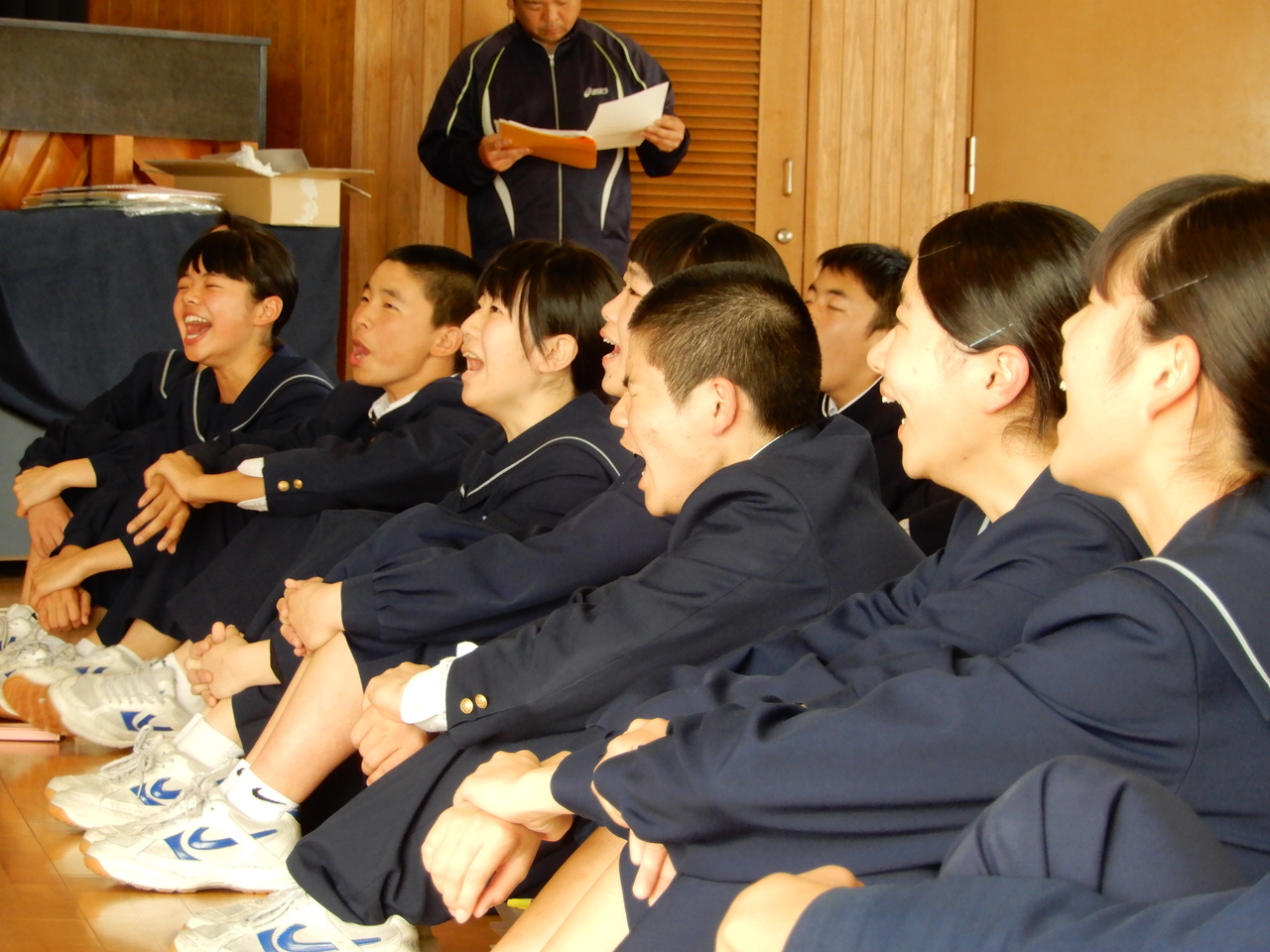 那珂川北中学校 体育祭リーダー集会
