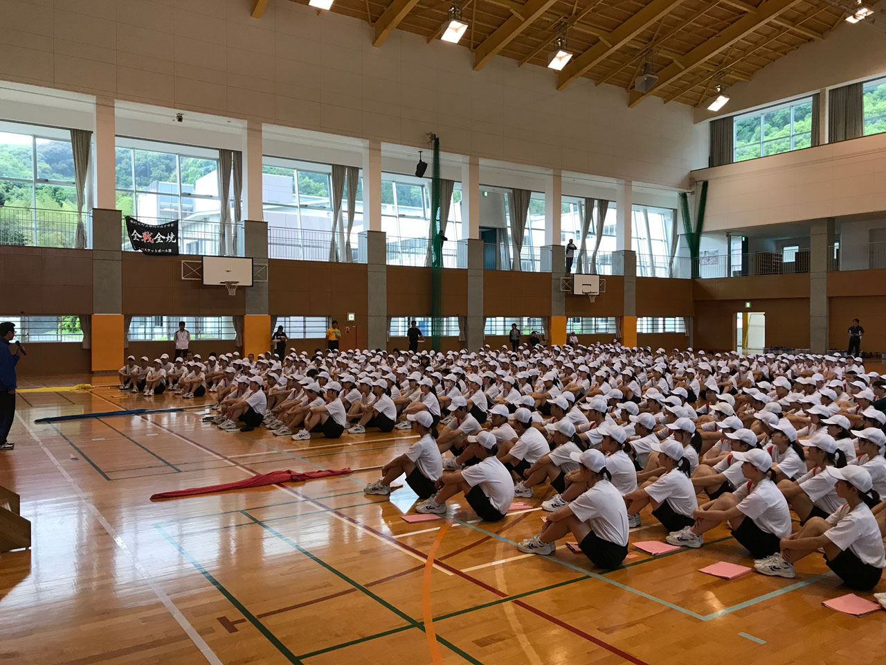 那珂川北中学校 平成30年度体育祭 練習風景