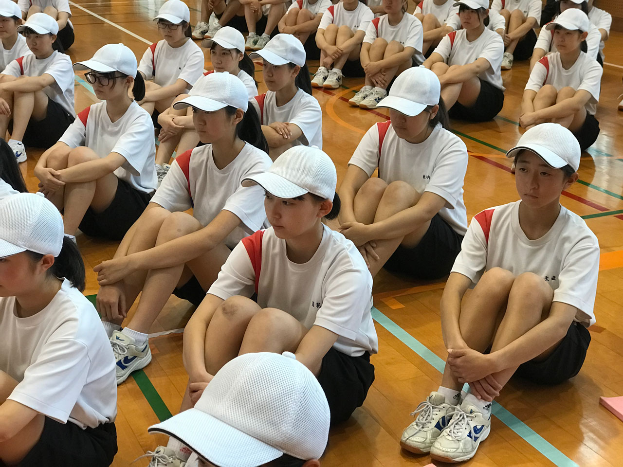 那珂川北中学校 平成30年度体育祭 練習風景