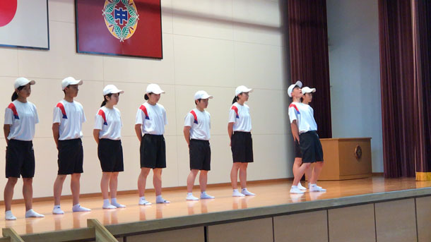 那珂川北中学校 平成30年度体育祭 練習風景