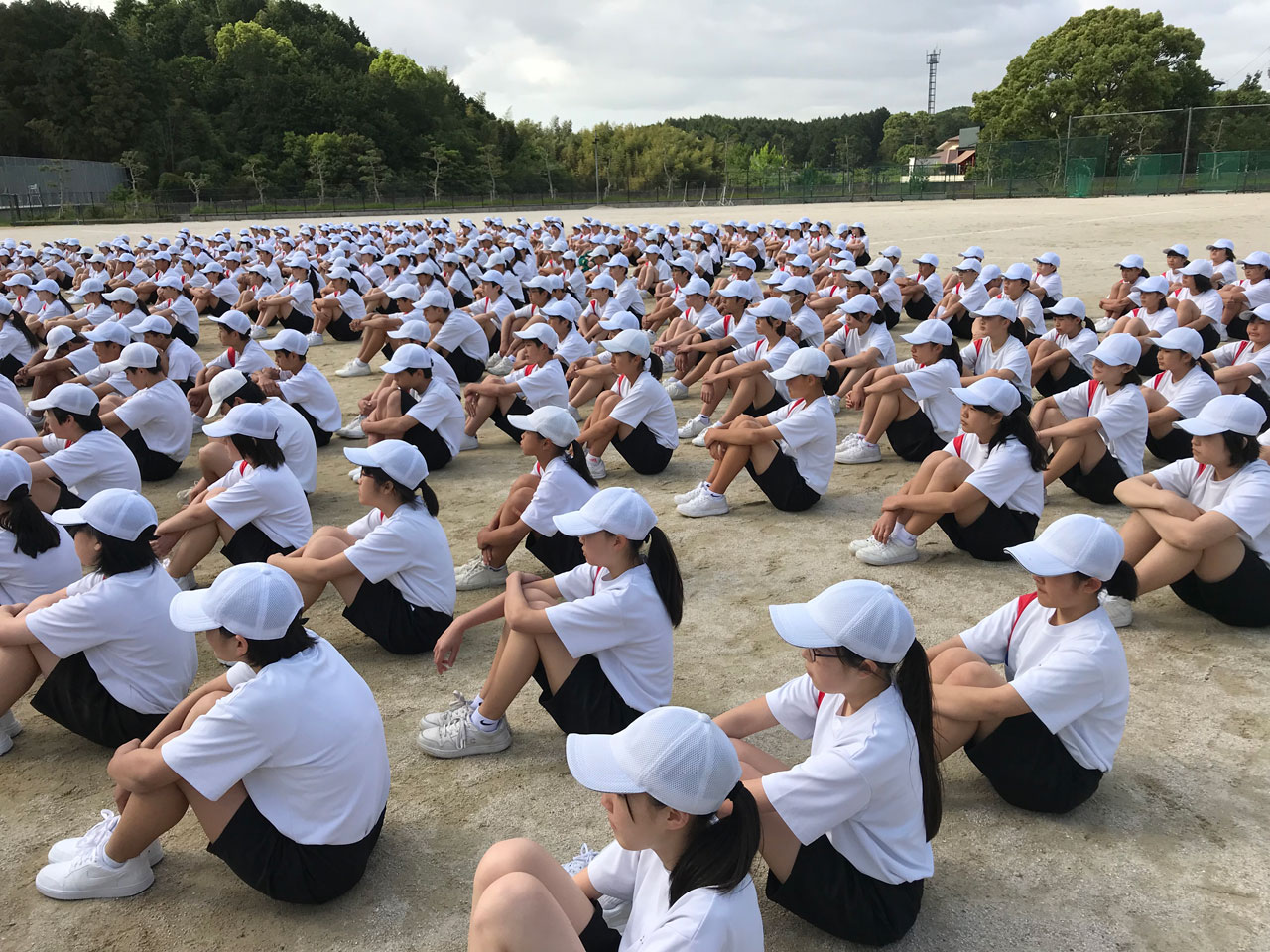 那珂川北中学校 平成30年度体育祭 練習風景