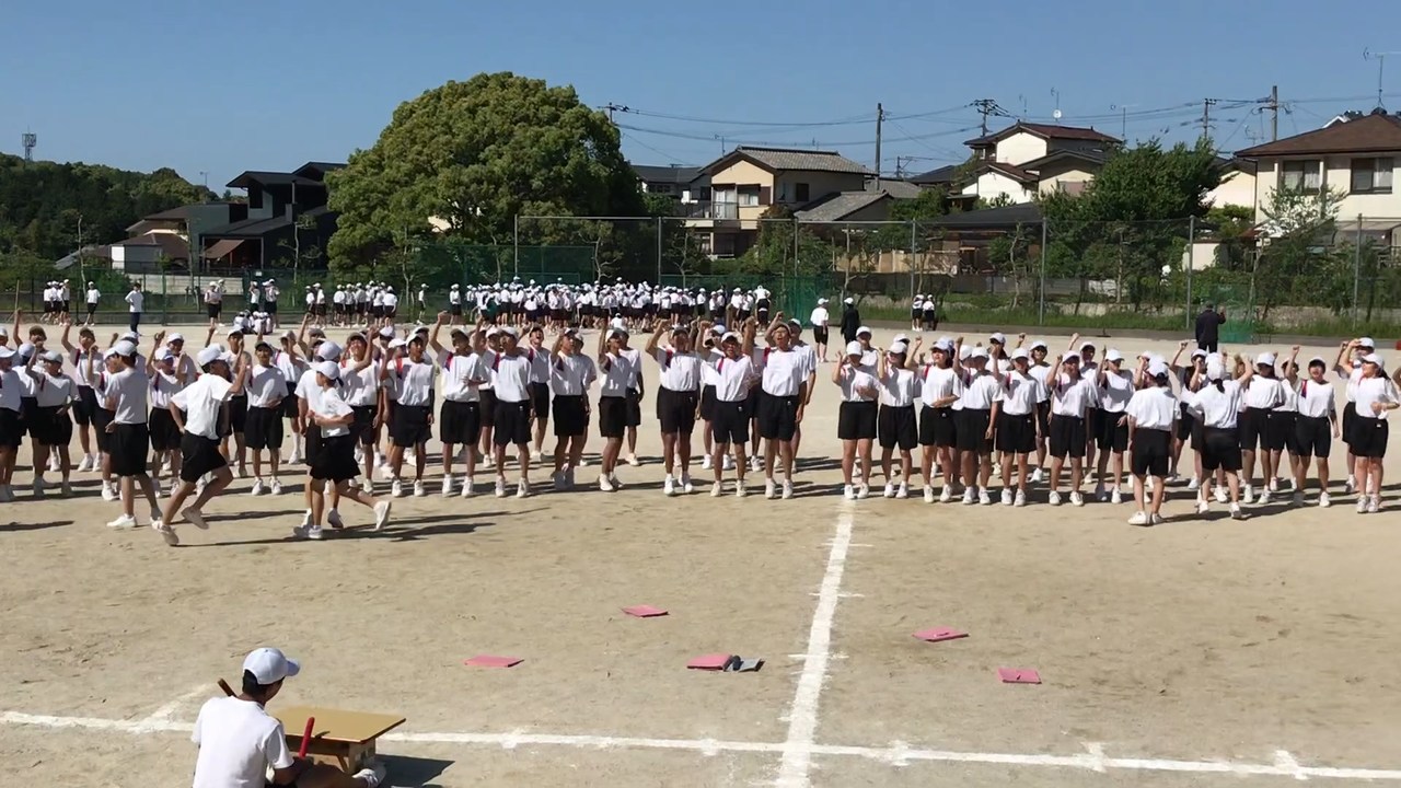 那珂川北中学校 平成30年度体育祭 練習風景