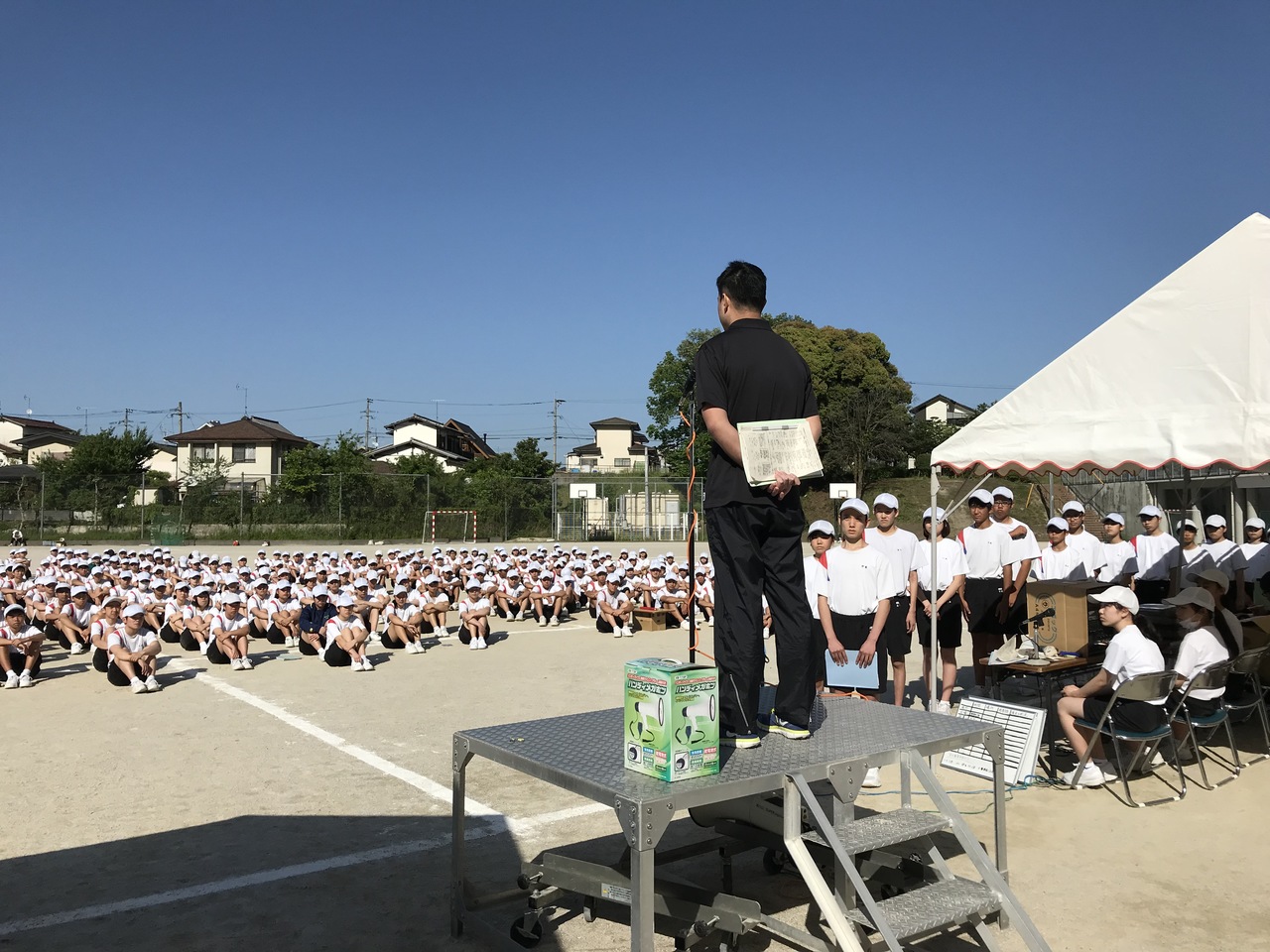 那珂川北中学校 平成30年度体育祭 練習風景