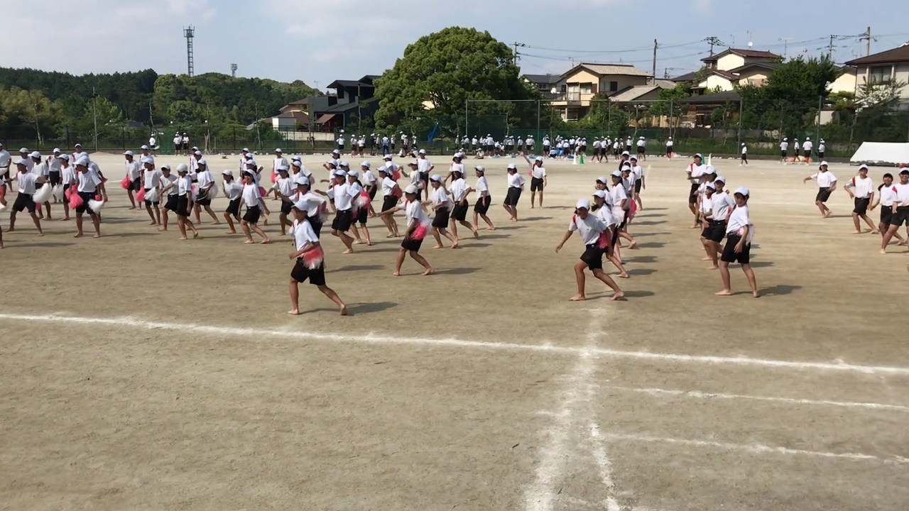 那珂川北中学校 第15回体育祭の練習