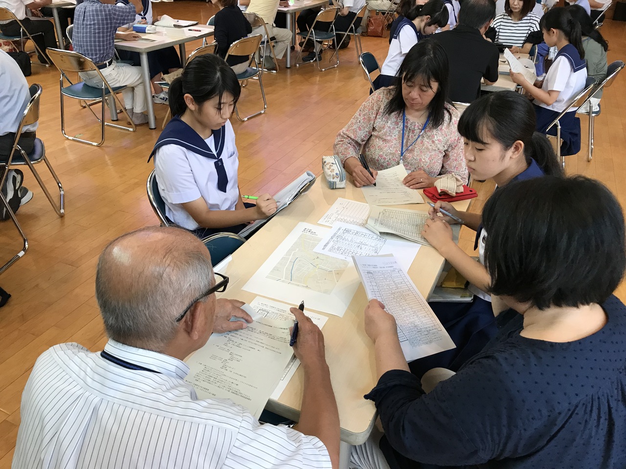 那珂川北中学校 小中合同クリーン作戦の打ち合わせ会