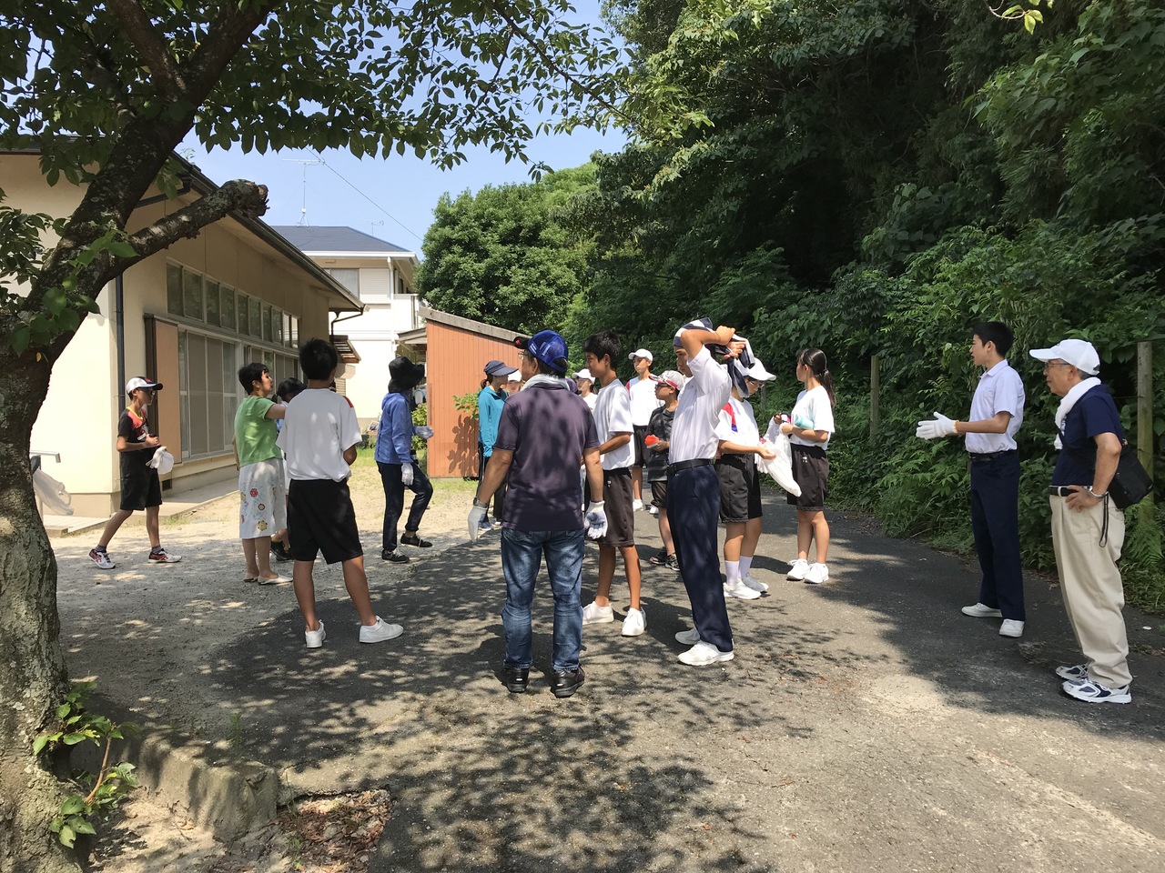 那珂川北中学校 クリーン作戦