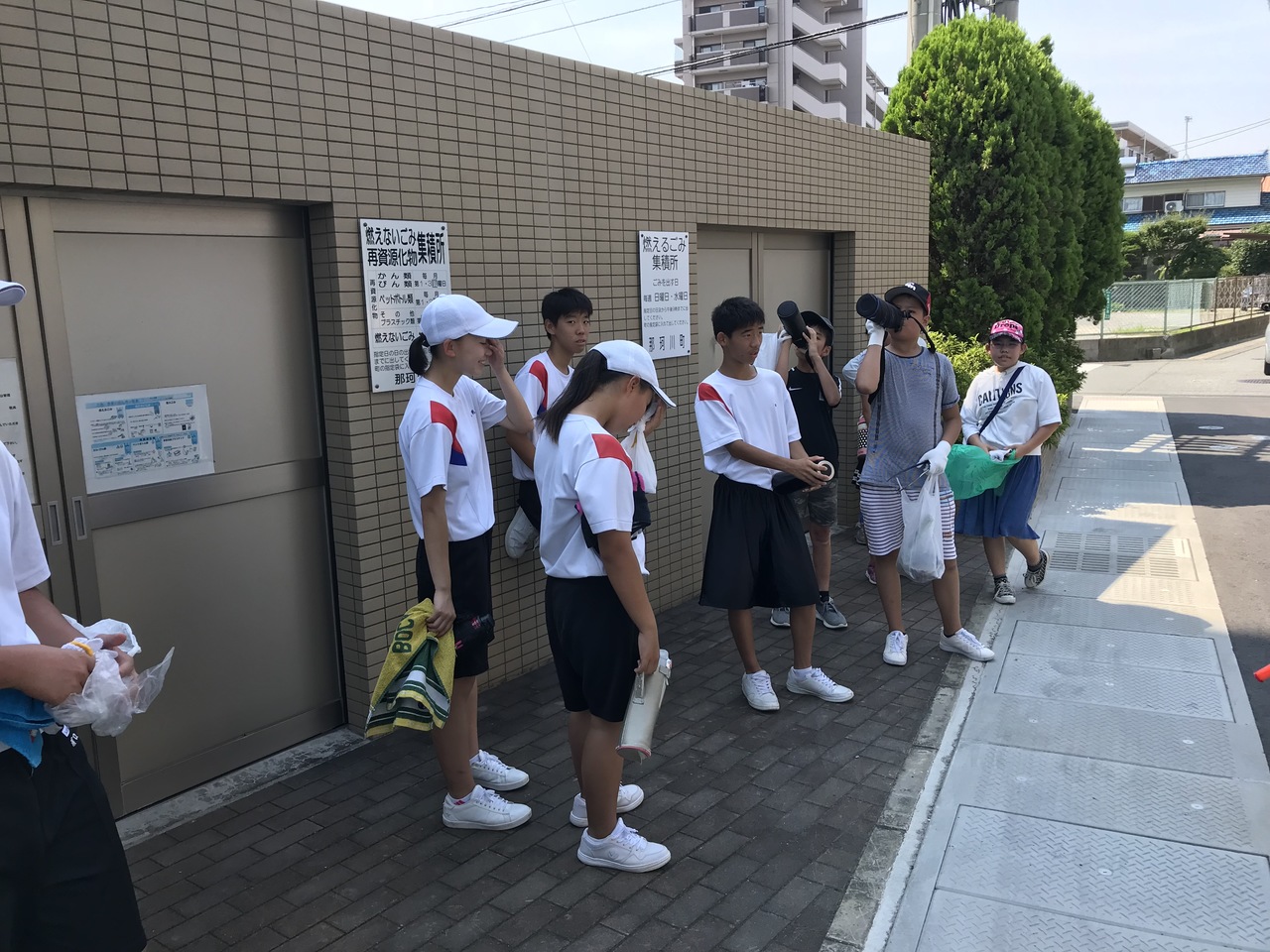 那珂川北中学校 クリーン作戦
