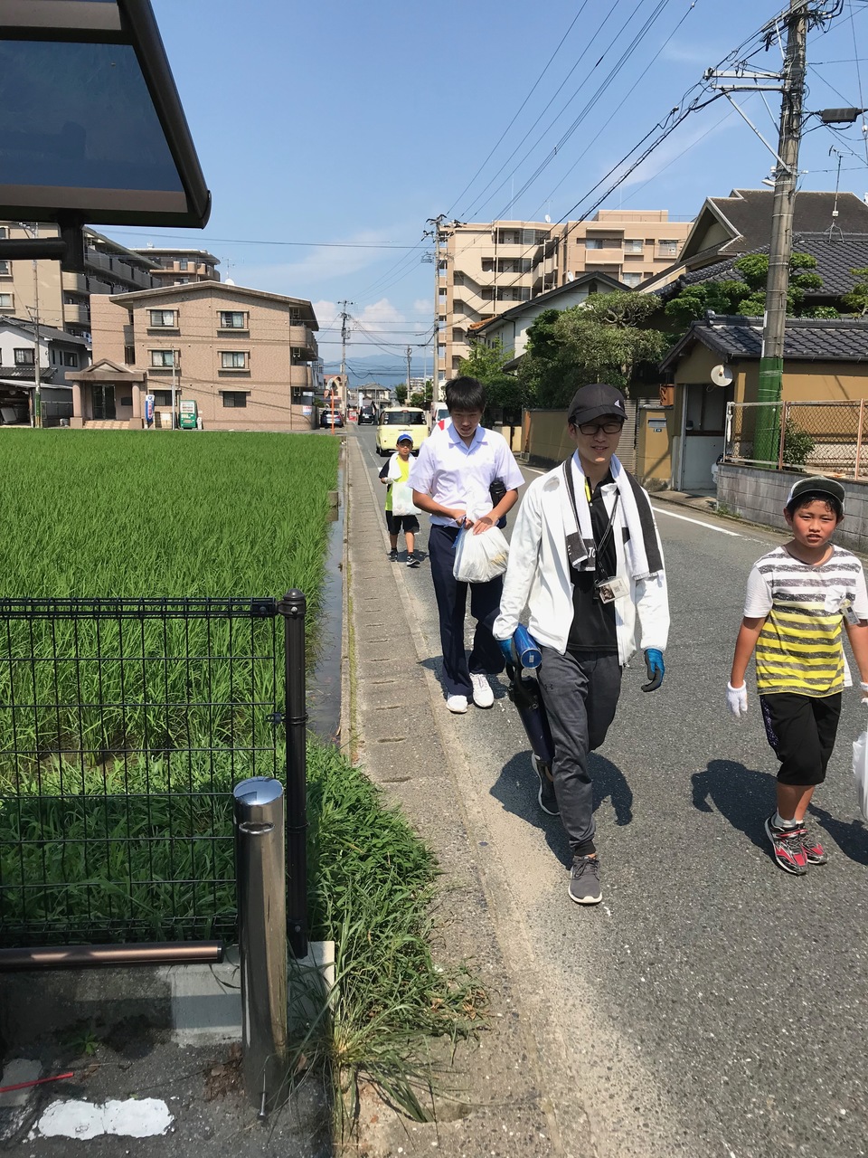 那珂川北中学校 クリーン作戦