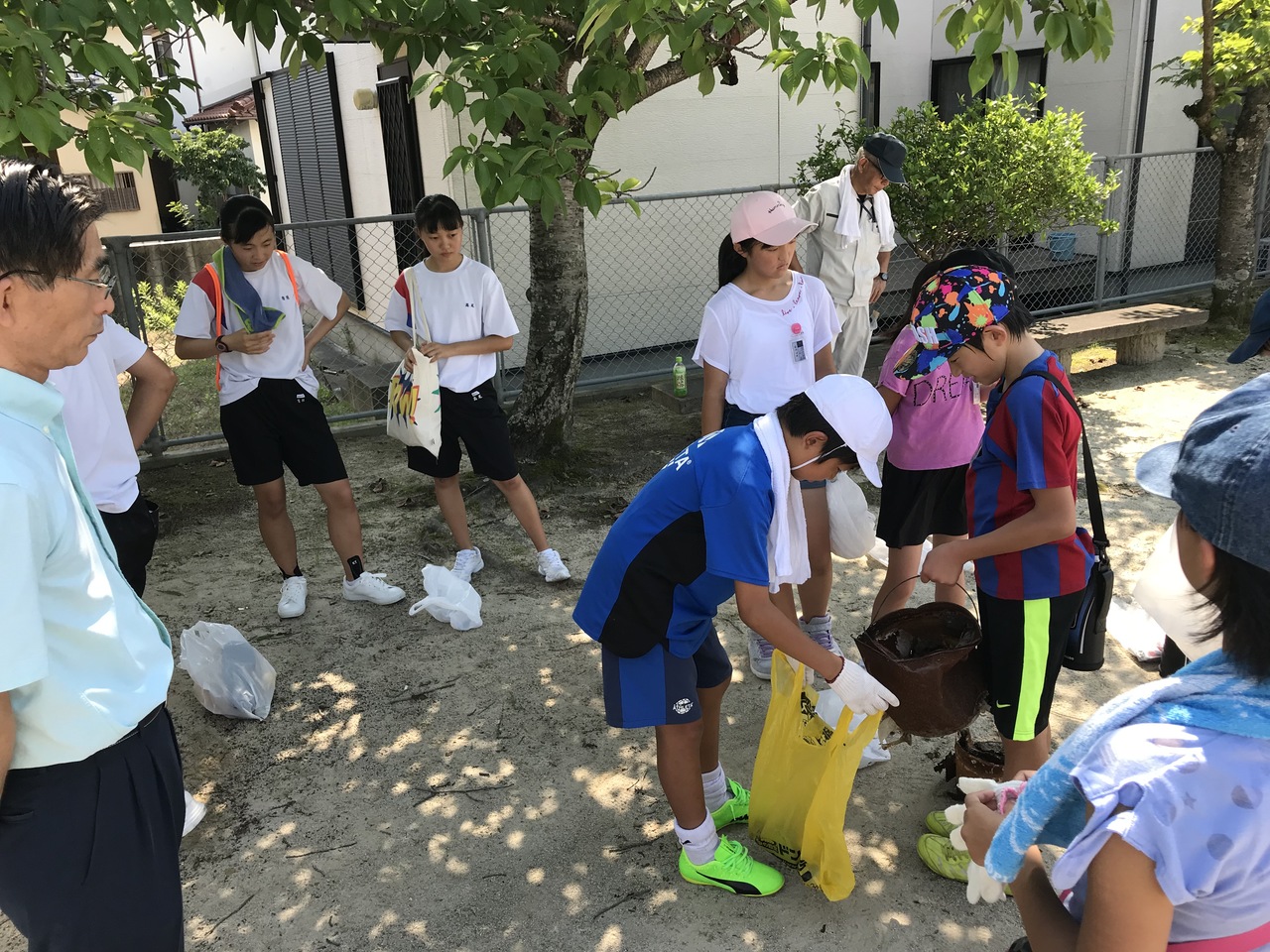 那珂川北中学校 クリーン作戦