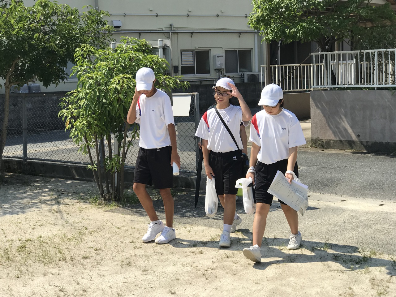 那珂川北中学校 クリーン作戦