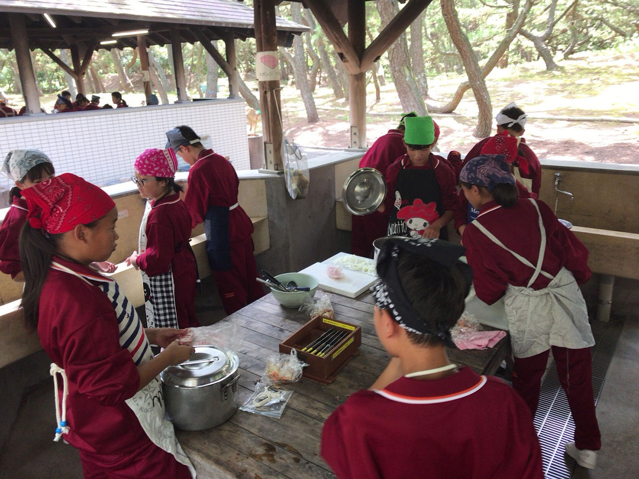 那珂川北中学校 自然教室