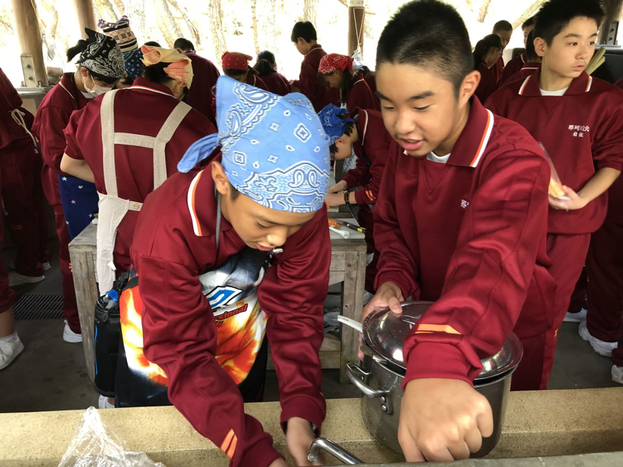 那珂川北中学校 自然教室