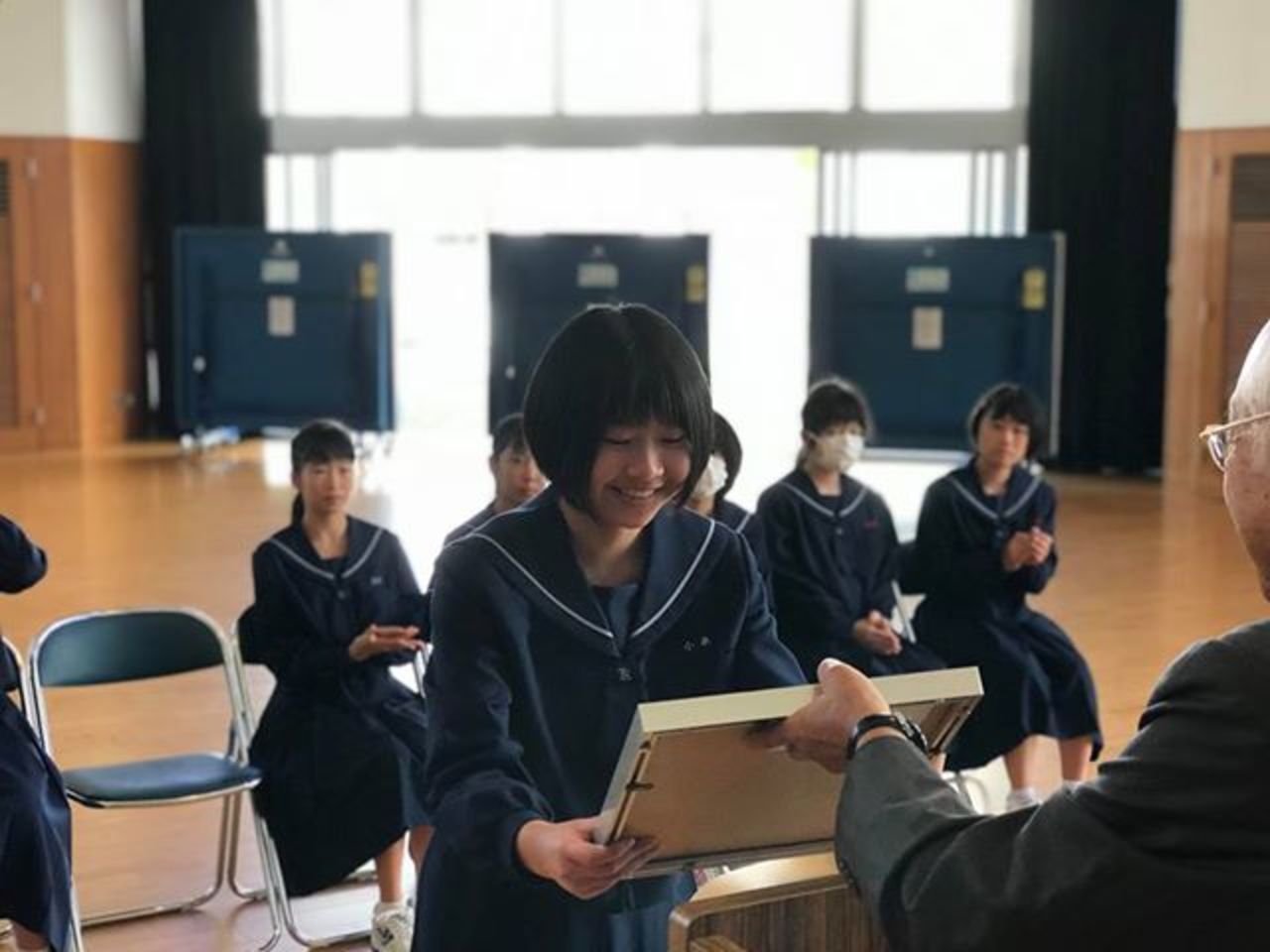 那珂川北中学校 受信環境クリーン図案コンクール 受賞