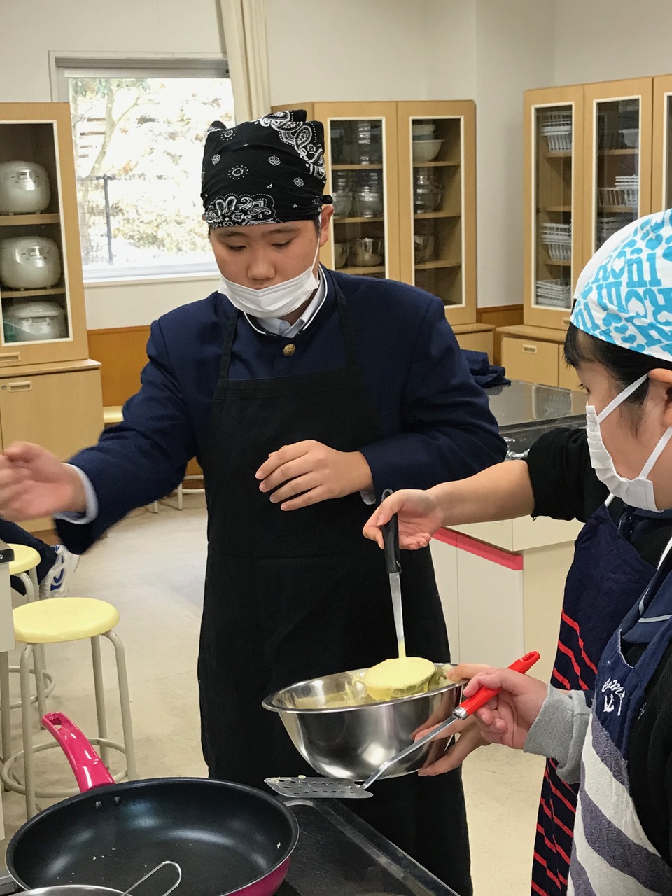 那珂川北中学校 平成３０年度卒業生の最後の家庭科の授業