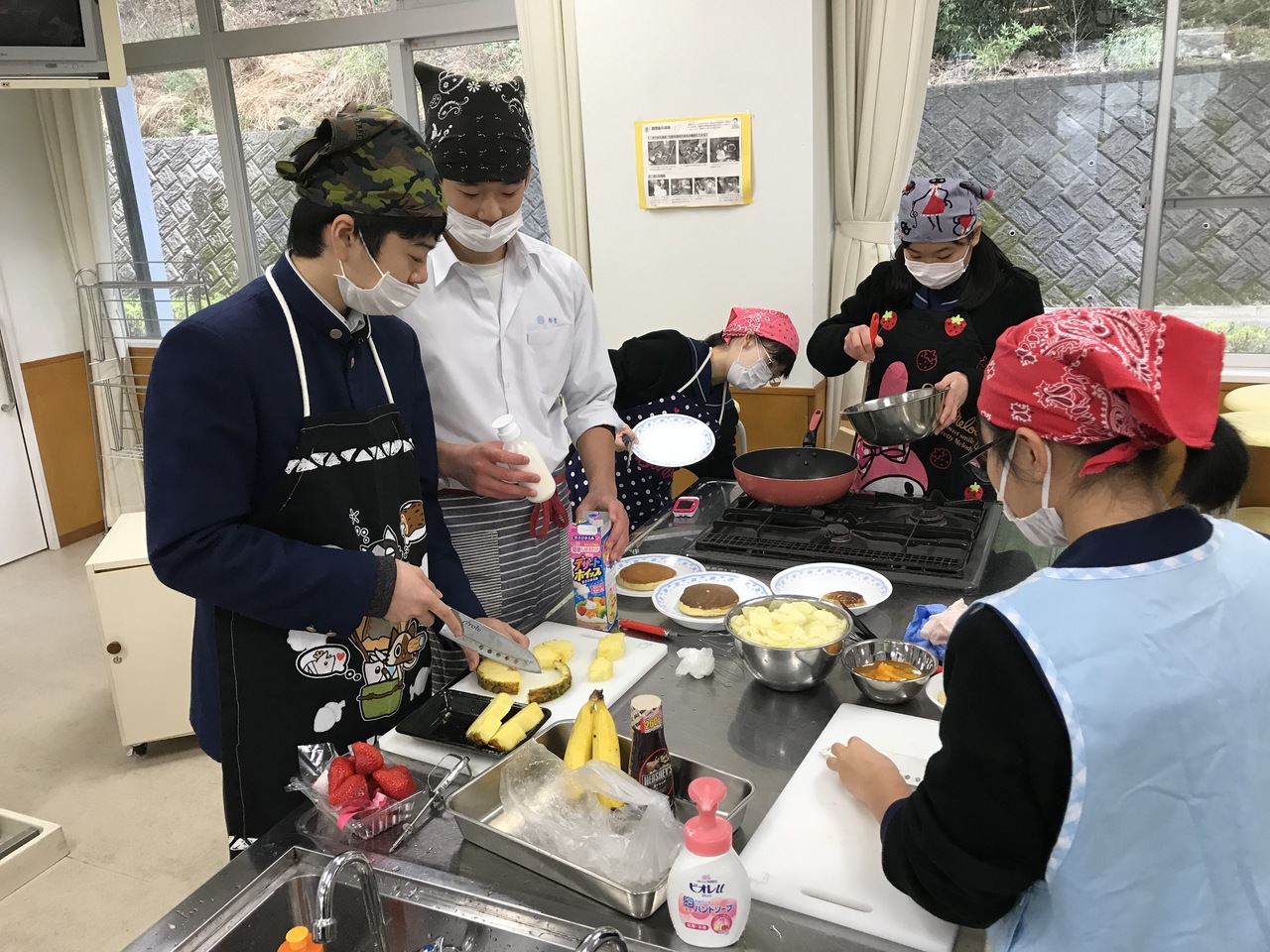 那珂川北中学校 平成３０年度卒業生の最後の家庭科の授業