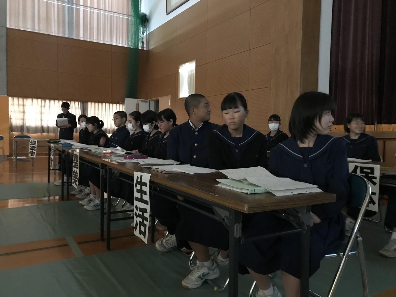 那珂川北中学校 生徒総会