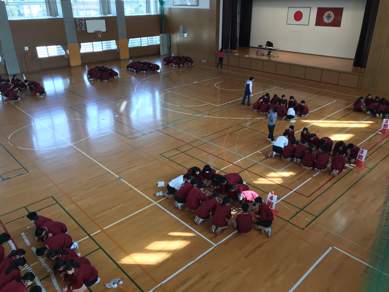 那珂川北中学校 クラス対抗百人一首