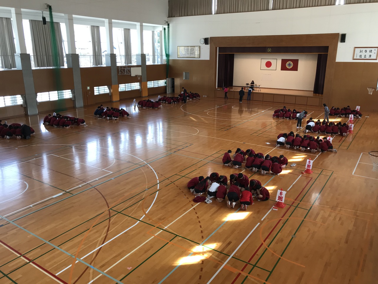 那珂川北中学校 クラス対抗百人一首