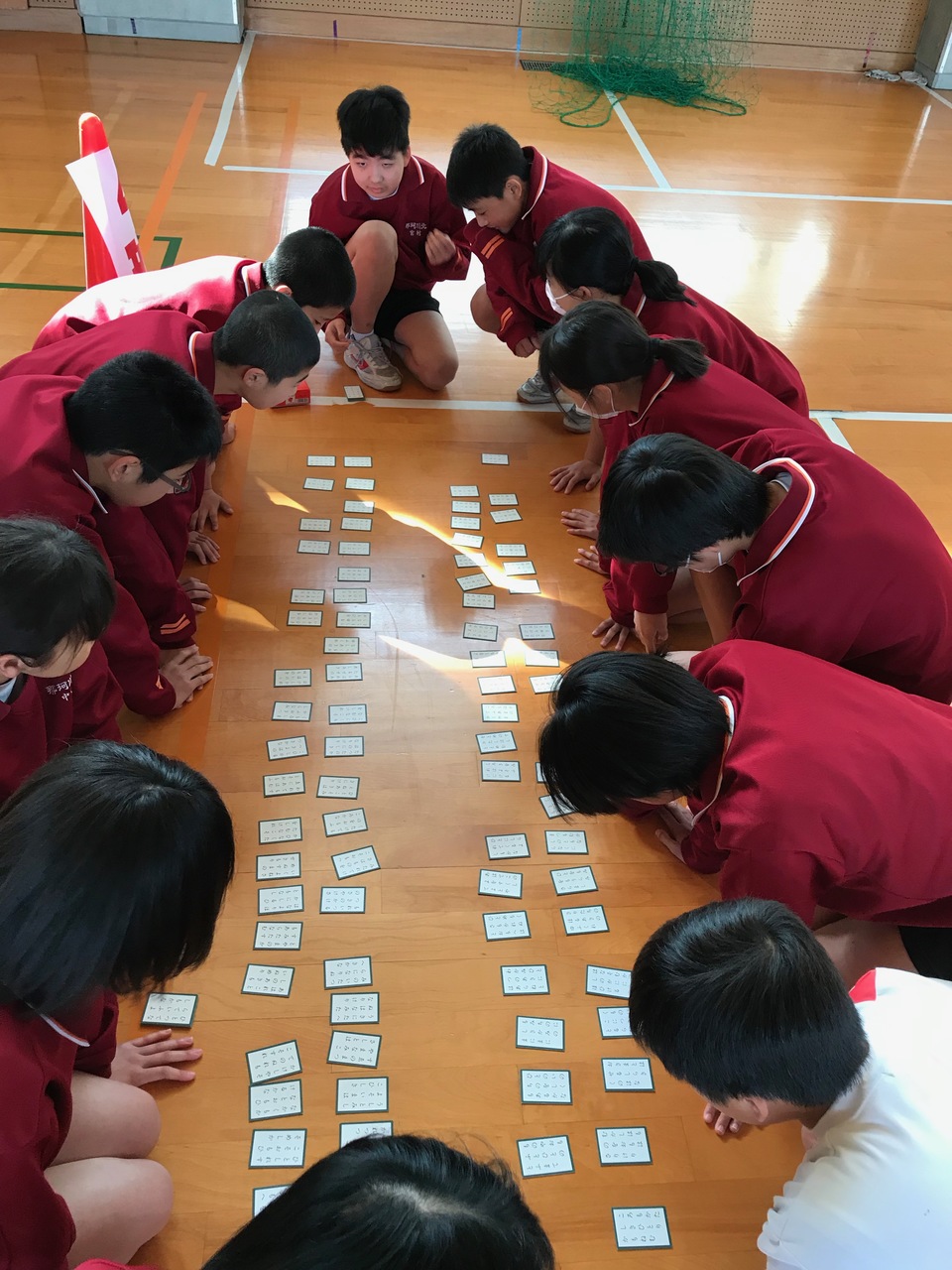 那珂川北中学校 クラス対抗百人一首