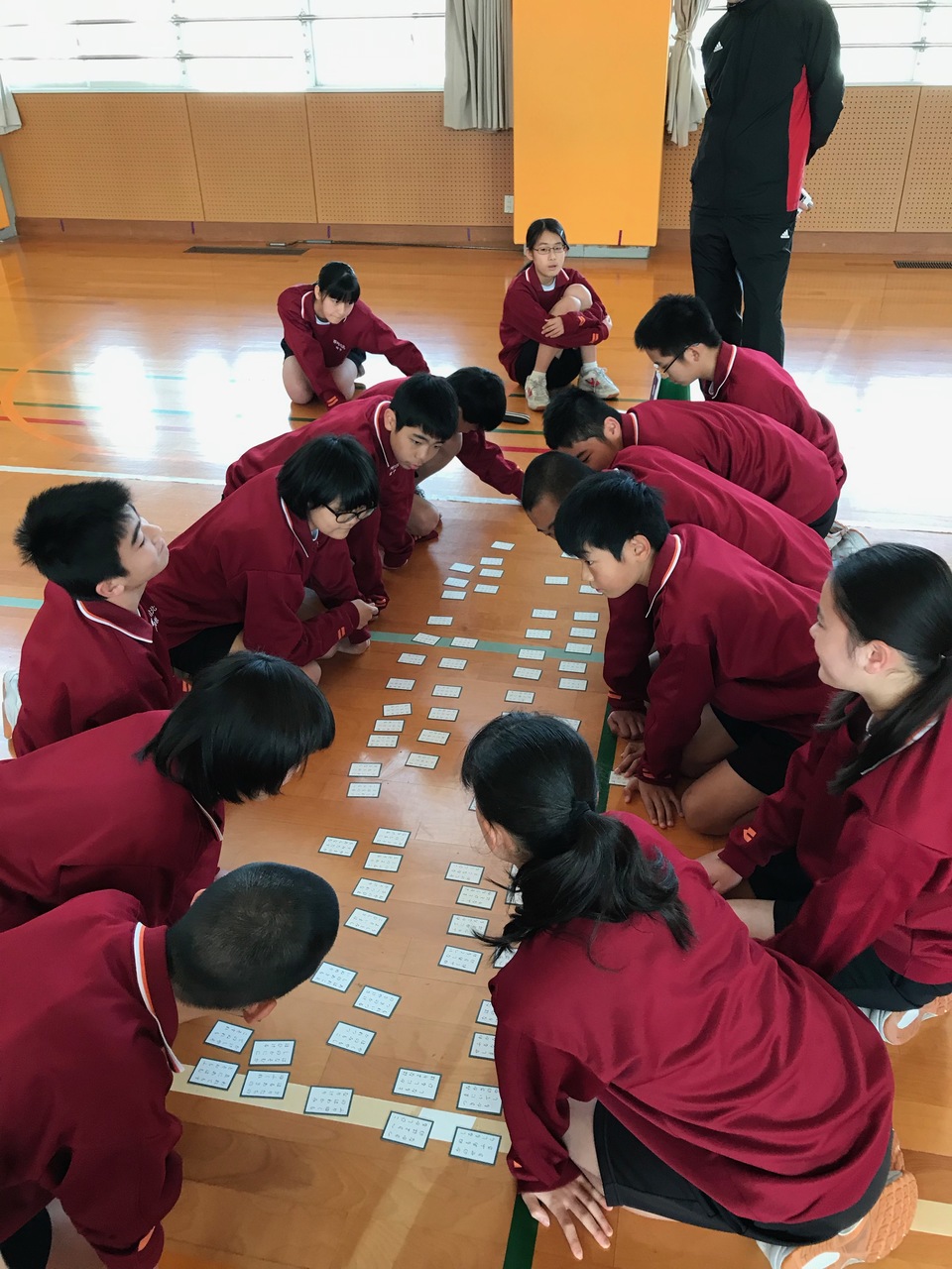 那珂川北中学校 クラス対抗百人一首