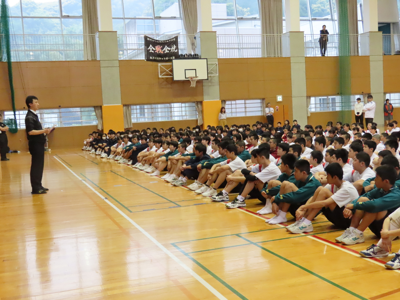 那珂川北中学校 部活動生集会