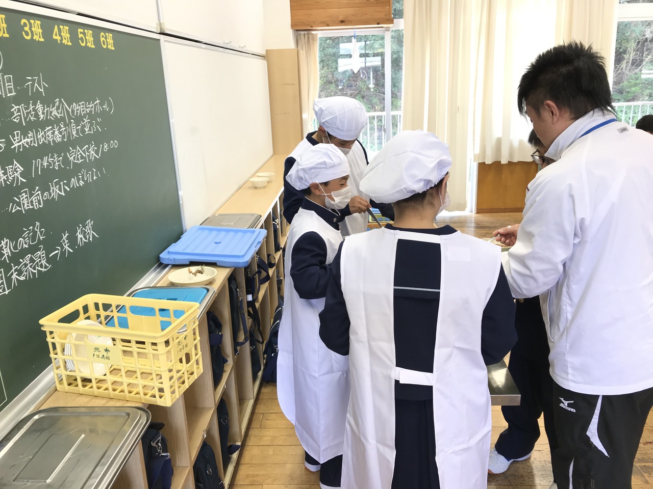 那珂川北中学校 初めてのテスト、初めての給食、部活動紹介