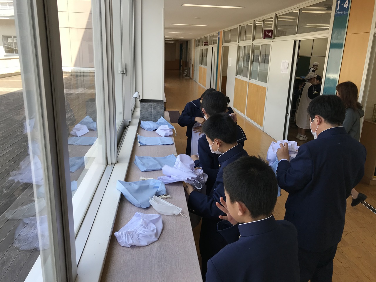 那珂川北中学校 初めてのテスト、初めての給食、部活動紹介
