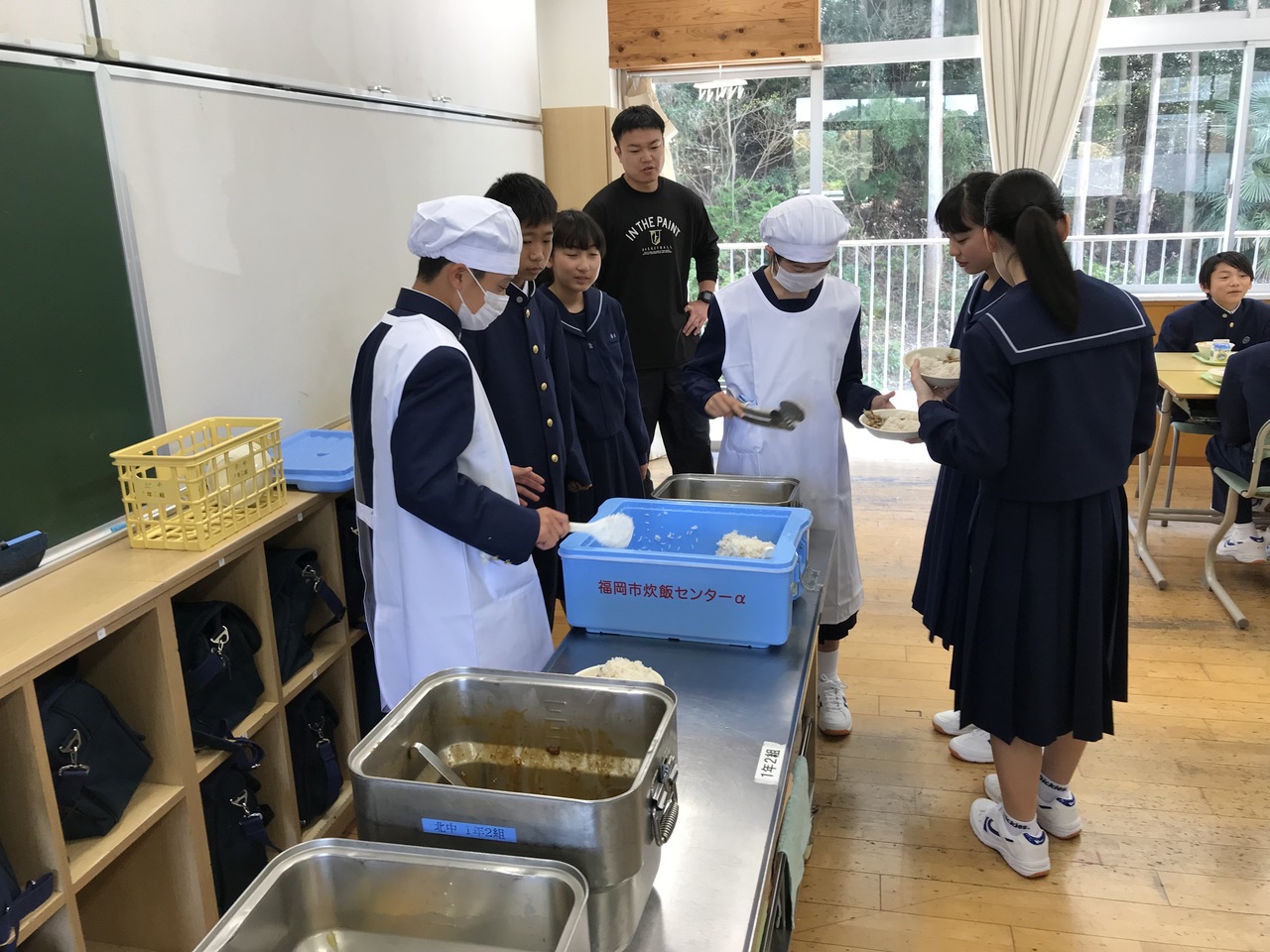 那珂川北中学校 初めてのテスト、初めての給食、部活動紹介