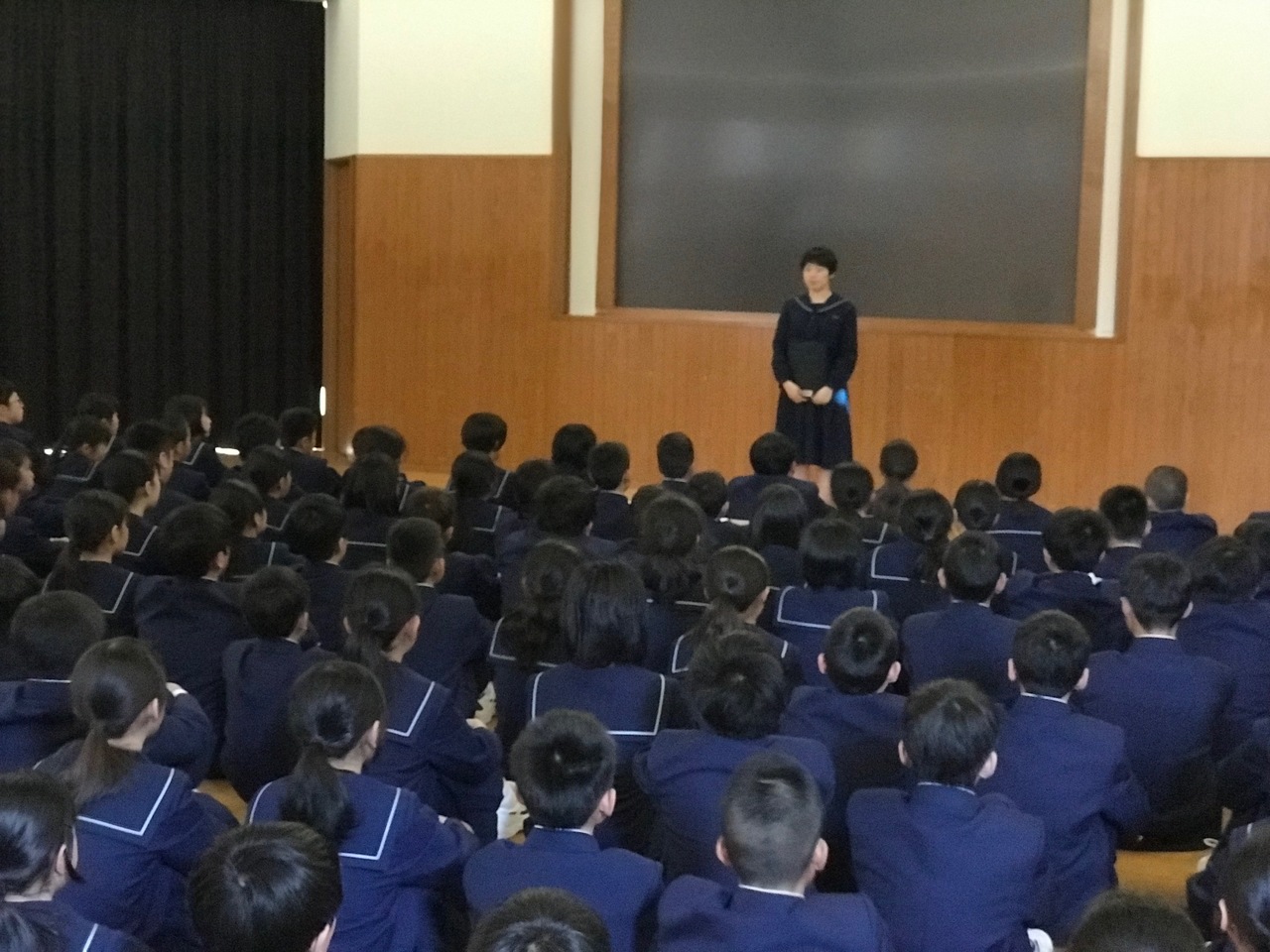 那珂川北中学校 初めてのテスト、初めての給食、部活動紹介