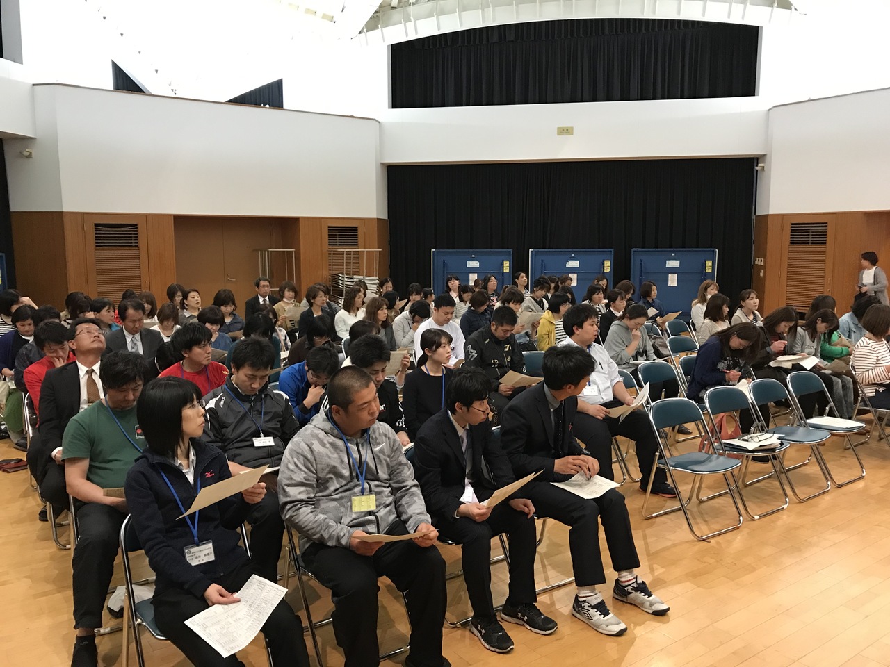 那珂川北中学校 PTA委員総会の様子