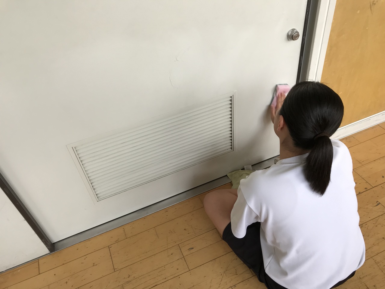 那珂川北中学校 学校をきれいにしよう！　ボランティア