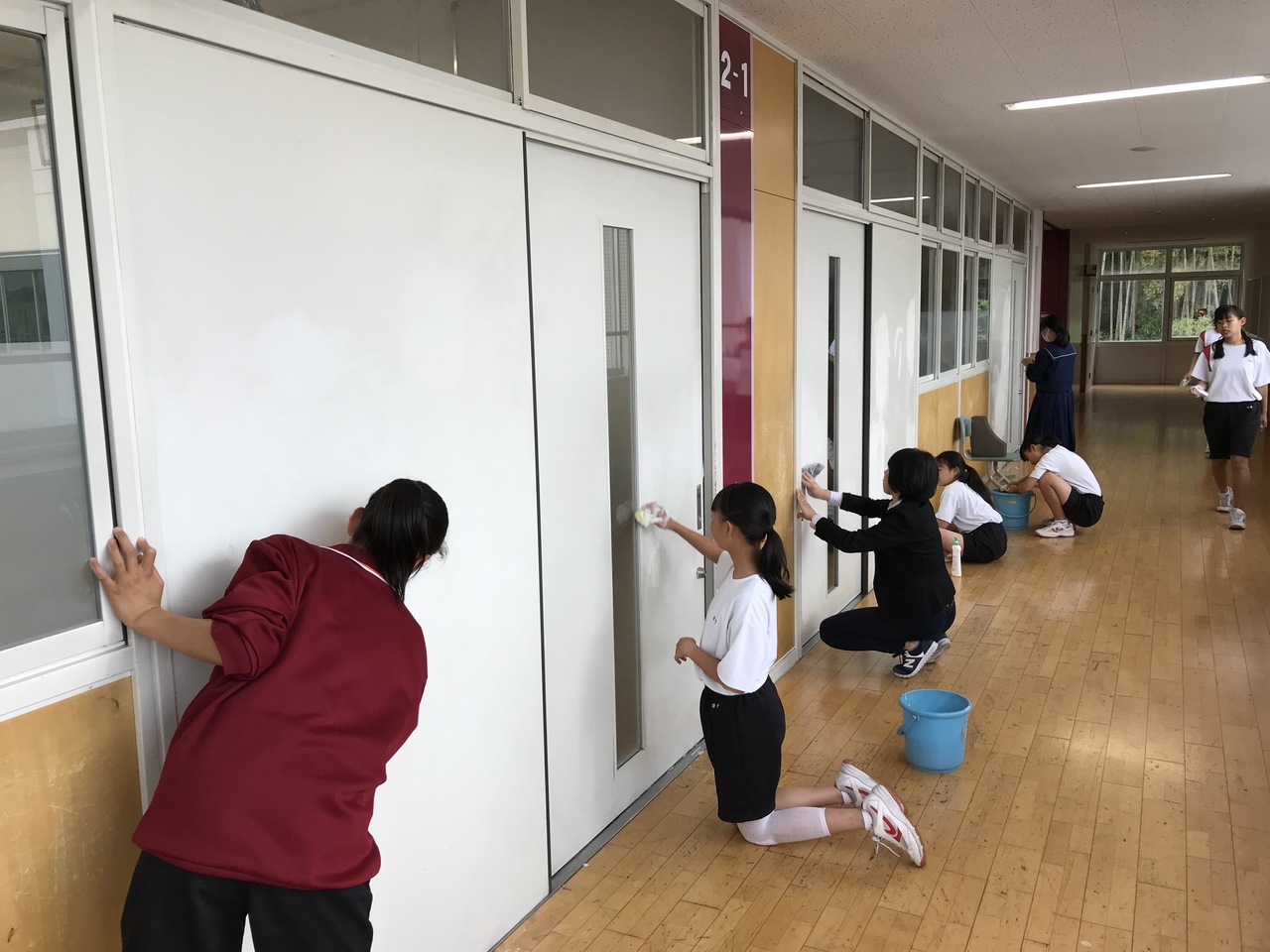 那珂川北中学校 学校をきれいにしよう！　ボランティア