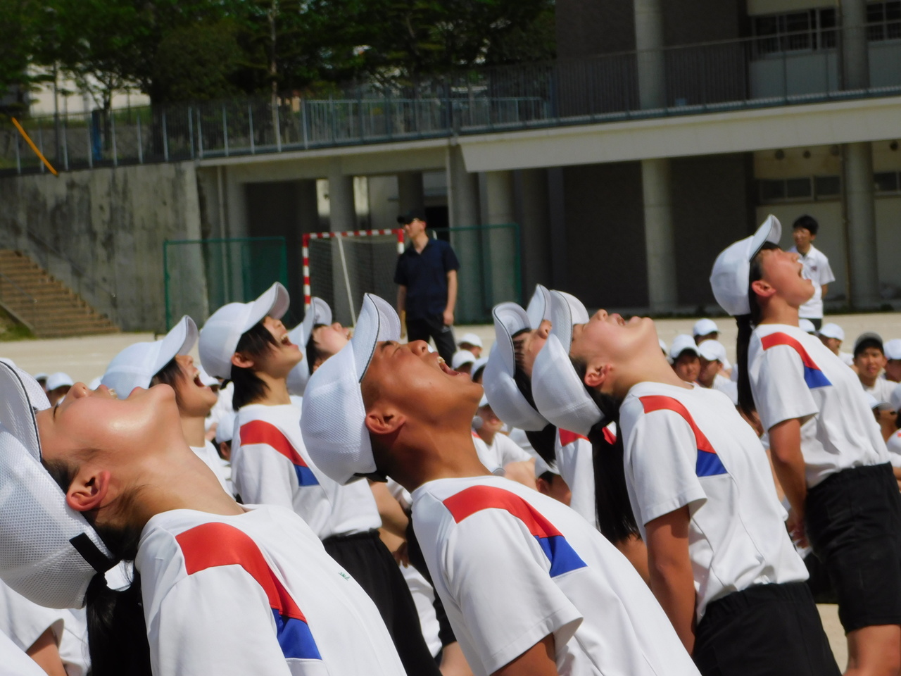 那珂川北中学校 体育祭の練習風景