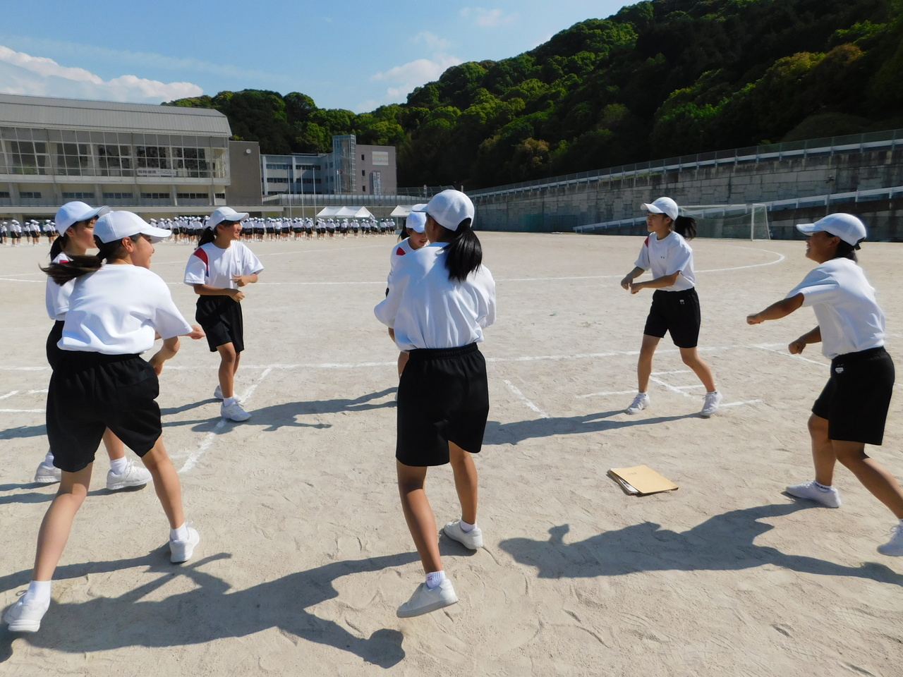那珂川北中学校 体育祭の練習風景