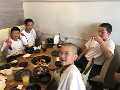 那珂川北中学校 野球部歓迎会