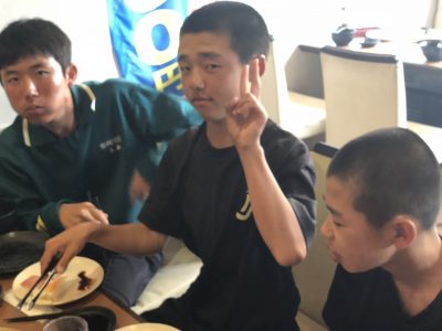 那珂川北中学校 野球部歓迎会