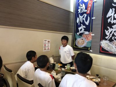 那珂川北中学校 野球部歓迎会