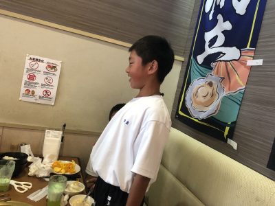 那珂川北中学校 野球部歓迎会